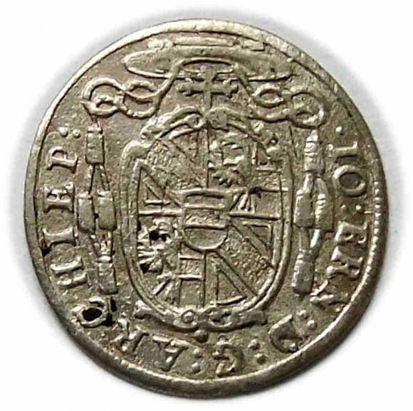 2 krajcary 1696 Jan Ernst von Thun (1)