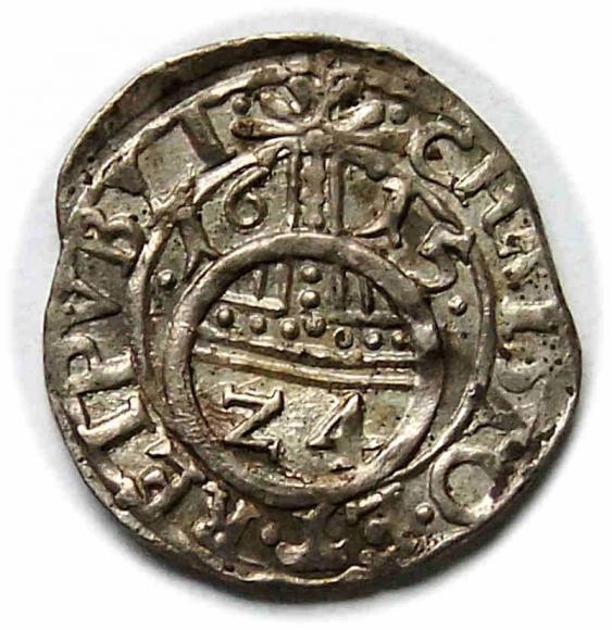 Grosz 1615 Filip II Szczeciński Księstwo Szczecińskie Szczecin (1)