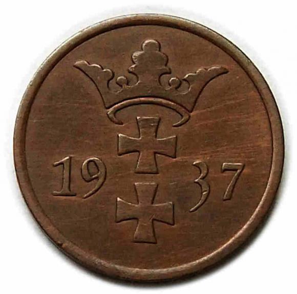 2 fenigi 1937 Wolne Miasto Gdańsk (2)