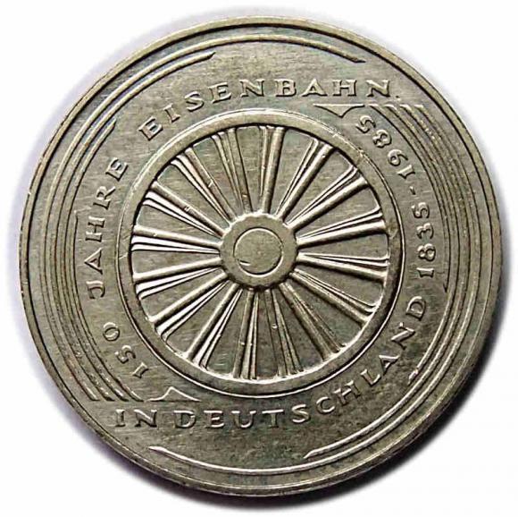 5 marek 1985 G 150 lat kolei w Niemczech Karlsruhe Niemcy (1)