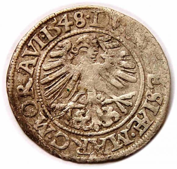 Grosz 1548 Ferdynand I Habsburg Wrocław (2)