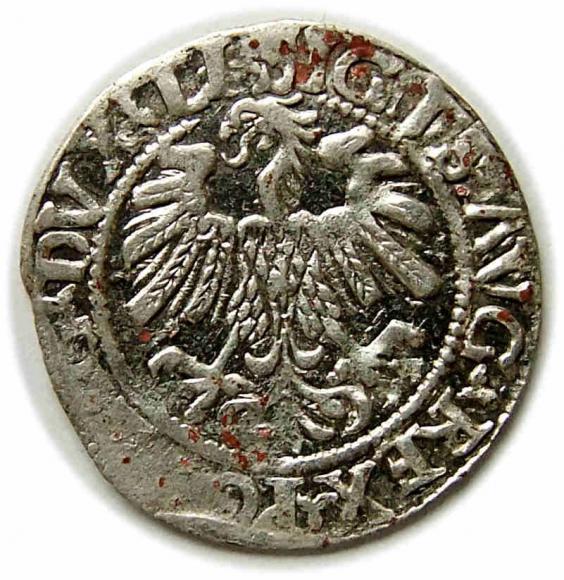 Półgrosz 1559 Zygmunt II August Wilno (2)
