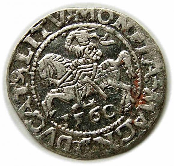 Półgrosz 1560 Zygmunt II August Wilno (1)