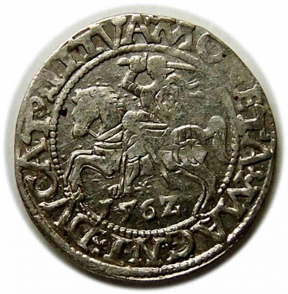 Półgrosz 1562 Zygmunt II August Wilno (1)