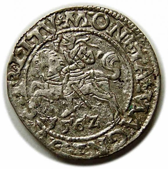 Półgrosz 1562 Zygmunt II August Wilno (1)