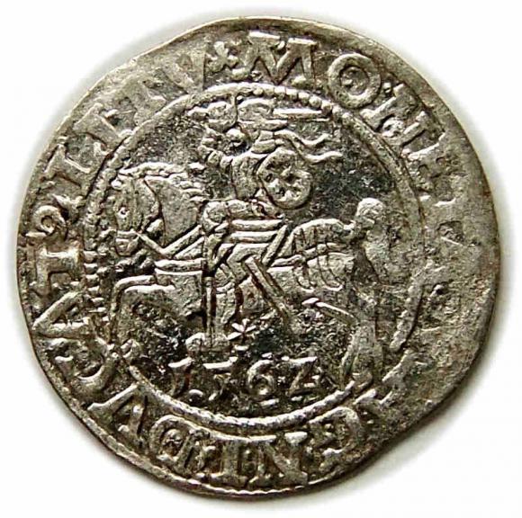 Półgrosz 1562 Zygmunt II August Wilno (1)