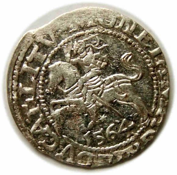 Półgrosz 1564 Zygmunt II August Wilno (1)