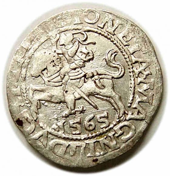 Półgrosz 1565 Zygmunt II August Wilno (1)