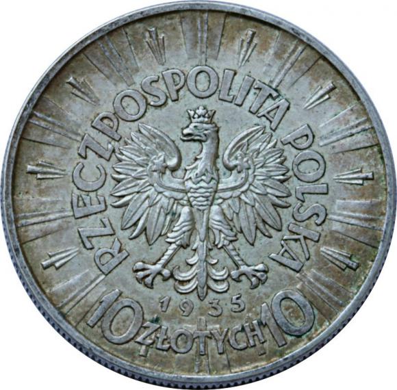 10 złotych 1935 Józef Piłsudski II RP Warszawa (2)