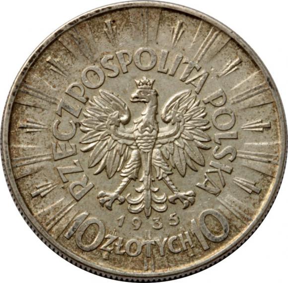 10 złotych 1935 Józef Piłsudski II RP Warszawa (2)