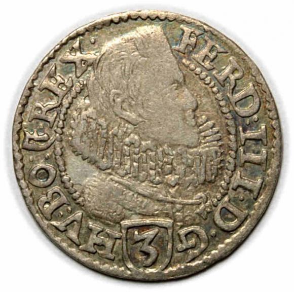 3 krajcary 1629 Ferdynand III Habsburg Kłodzko (1)