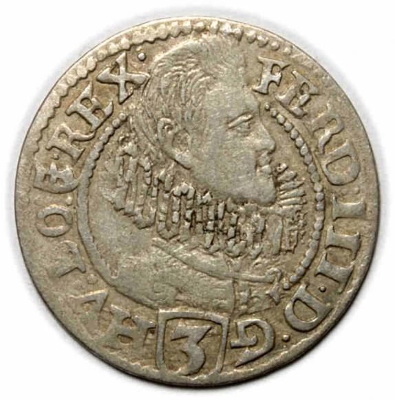 3 krajcary 1630 Ferdynand III Habsburg Kłodzko (1)