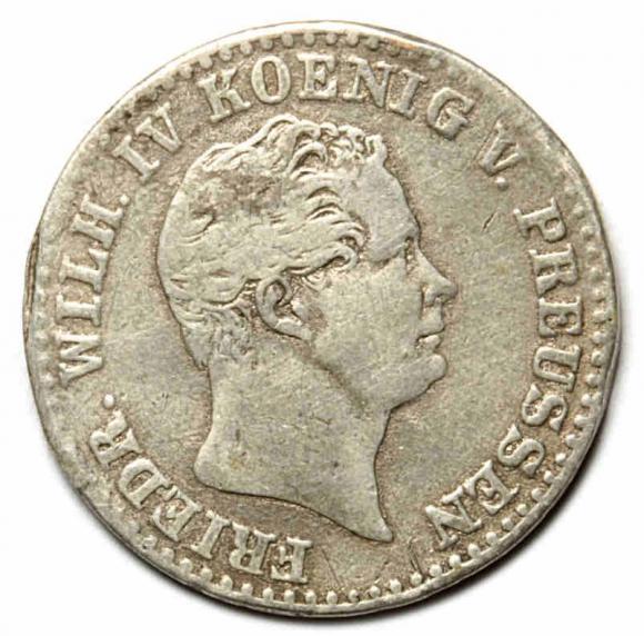 2 1/2 silber groschen 1843 Fryderyk Wilhelm IV Niemcy Berlin (1)