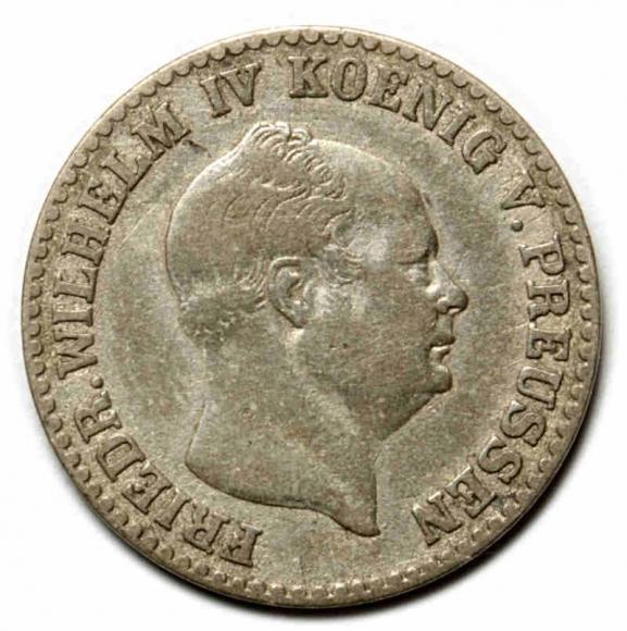 2 1/2 grosza srebrnego 1855 Fryderyk Wilhelm IV Niemcy Berlin (1)