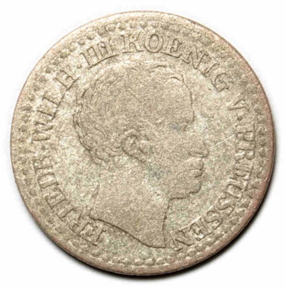 1 grosz srebrny 1825 Fryderyk Wilhelm III Niemcy Dusseldorf (1)