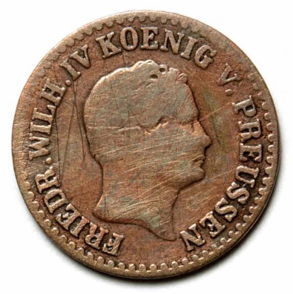 1 grosz srebrny 1850 Fryderyk Wilhelm IV Niemcy Berlin (1)
