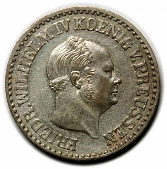 1 silber groschen 1855 Fryderyk Wilhelm IV Niemcy Berlin (1)
