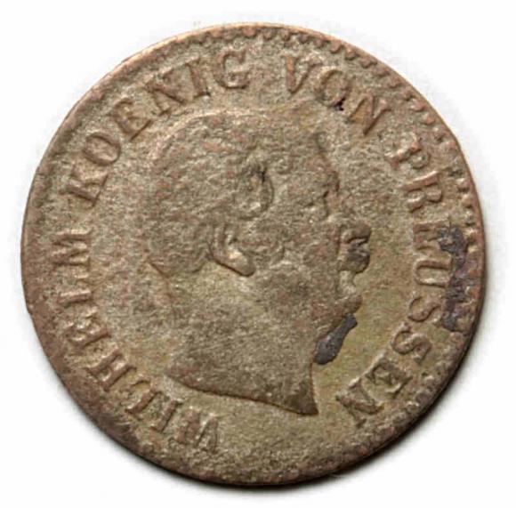 1/2 grosza srebrnego 1863 Wilhelm II Niemcy Berlin (1)