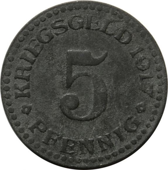 5 fenigów 1917 Cassel (1)