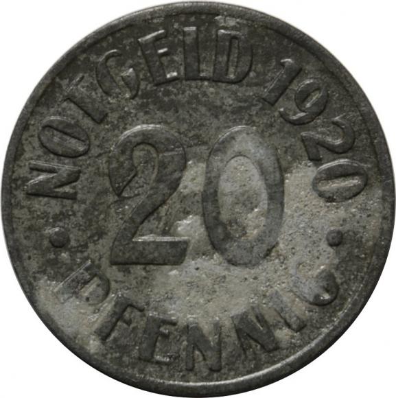 20 fenigów 1920 Cassel (1)
