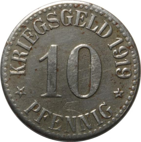 10 fenigów 1919 Cassel (1)