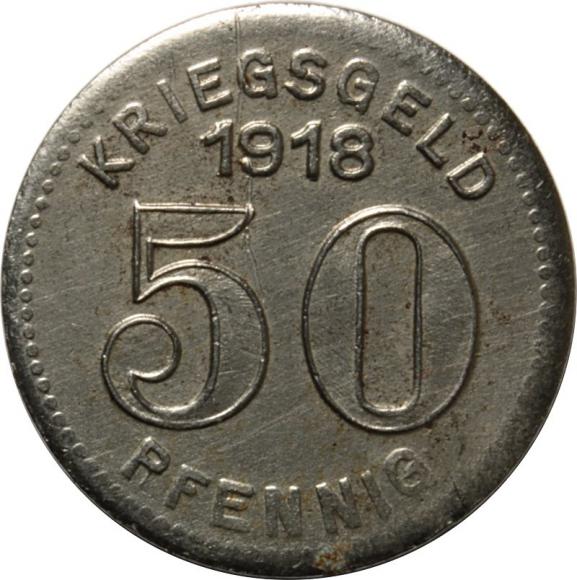 50 fenigów 1918 Elberfeld (1)