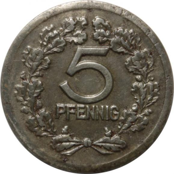 5 fenigów 1918 Vohwinkel (1)