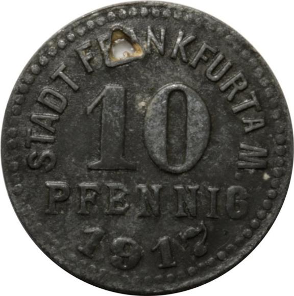 10 fenigów 1917 Frankfurt nad Menem (1)