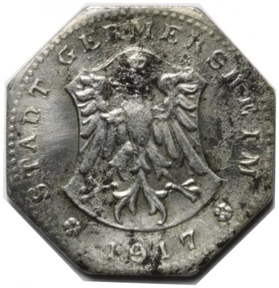 5 fenigów 1917 Germersheim (2)