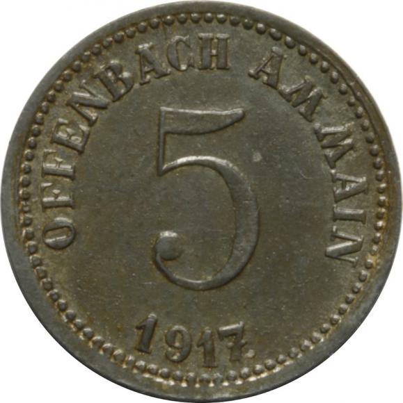 5 fenigów 1917 Offenbach (1)