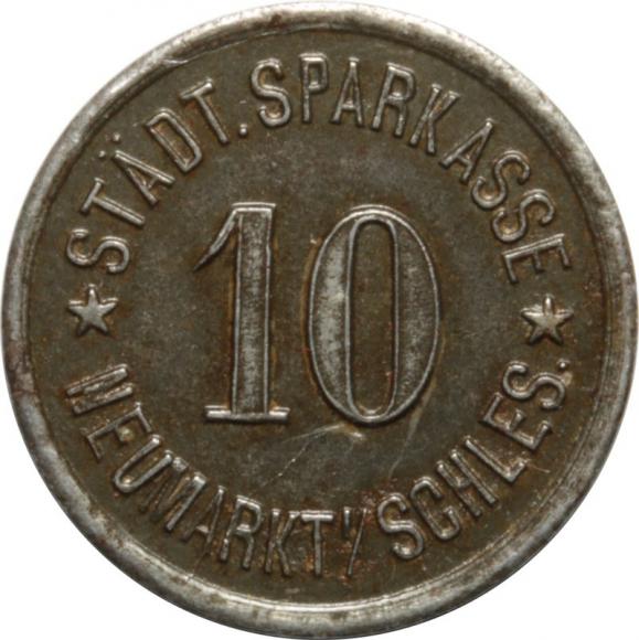 10 fenigów 1919 Środa Śląska / Neumarkt (1)