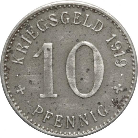 10 fenigów 1919 Wattenscheid (1)