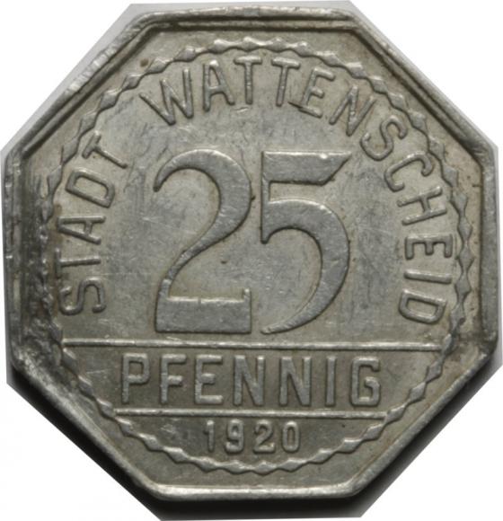 25 fenigów 1920 Wattenscheid (1)