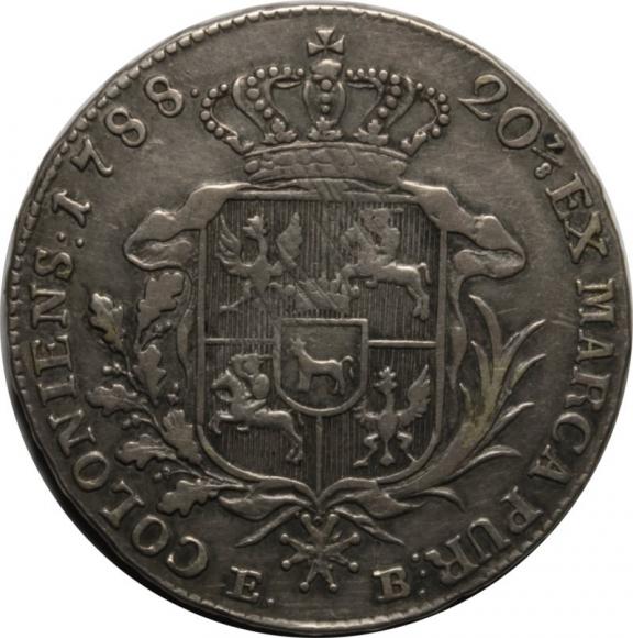 Półtalar 1788 Stanisław August Poniatowski Warszawa (2)