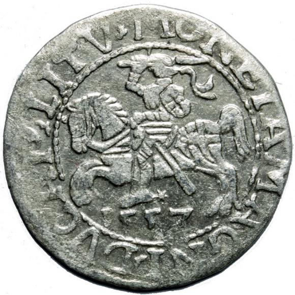 Półgrosz 1557 Zygmunt II August Wilno (1)