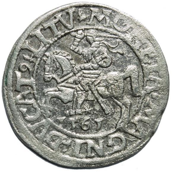 Półgrosz 1561 Zygmunt II August Wilno (1)