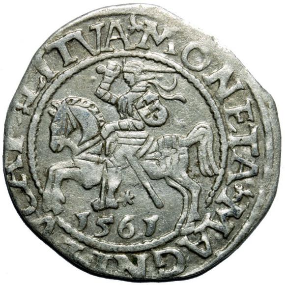 Półgrosz 1561 Zygmunt II August Wilno (1)
