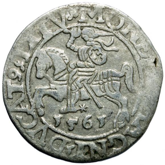 Półgrosz 1561 Zygmunt II August Wilno (1)