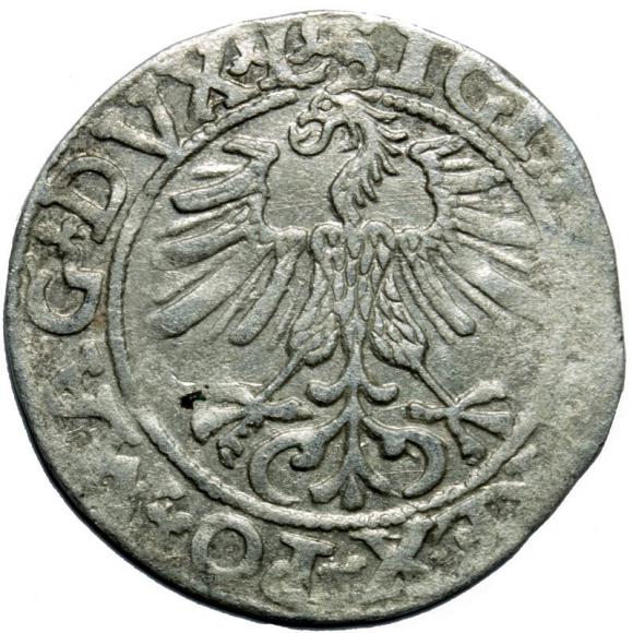 Półgrosz 1561 Zygmunt II August Wilno (2)