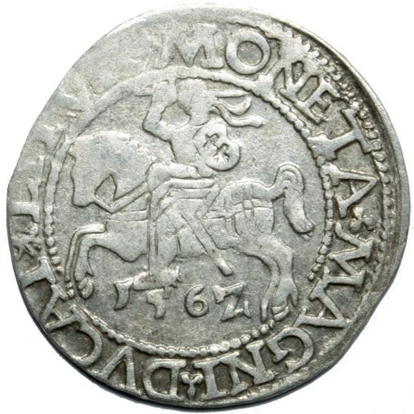 Półgrosz 1562 Zygmunt II August Wilno (1)