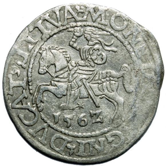 Półgrosz 1562 Zygmunt II August Wilno (1)