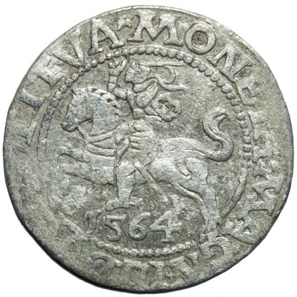 Półgrosz 1564 Zygmunt II August Wilno (1)