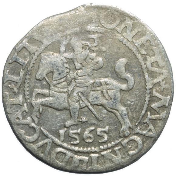 Półgrosz 1565 Zygmunt II August Wilno (1)