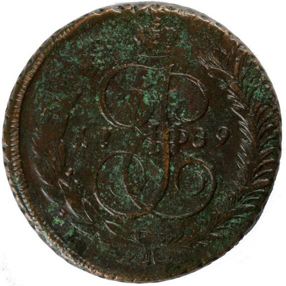 5 kopiejek 1789 Katarzyna II Wielka Rosja Anninsk (1)
