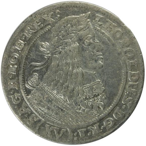 15 krajcarów 1661 Leopold I Habsburg Wrocław (1)