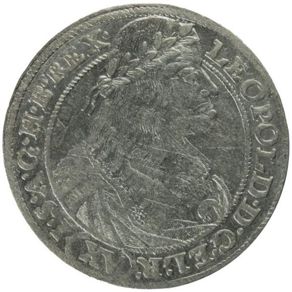 15 krajcarów 1663 Leopold I Habsburg Wrocław (1)