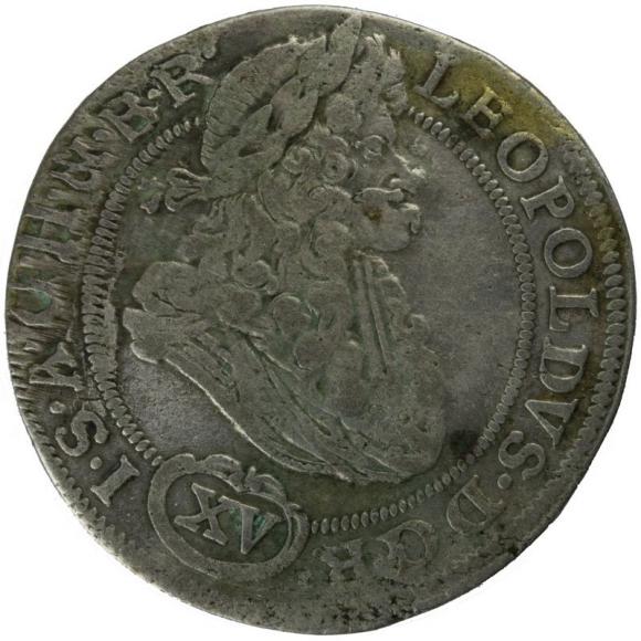 15 krajcarów 1694 Leopold I Habsburg Wrocław (1)