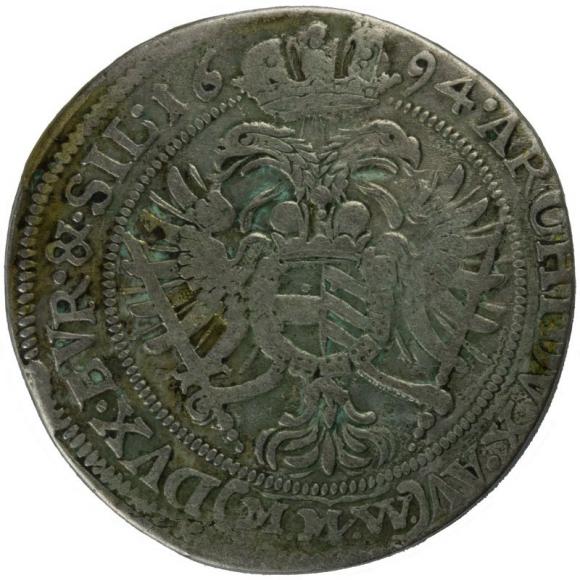 15 krajcarów 1694 Leopold I Habsburg Wrocław (2)