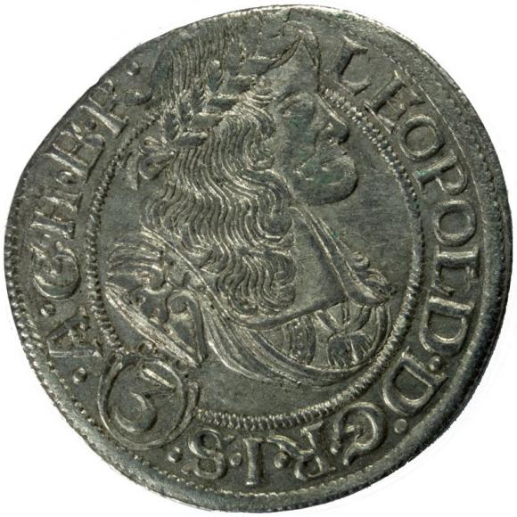 3 krajcary 1669 Leopold I Habsburg Wrocław (1)