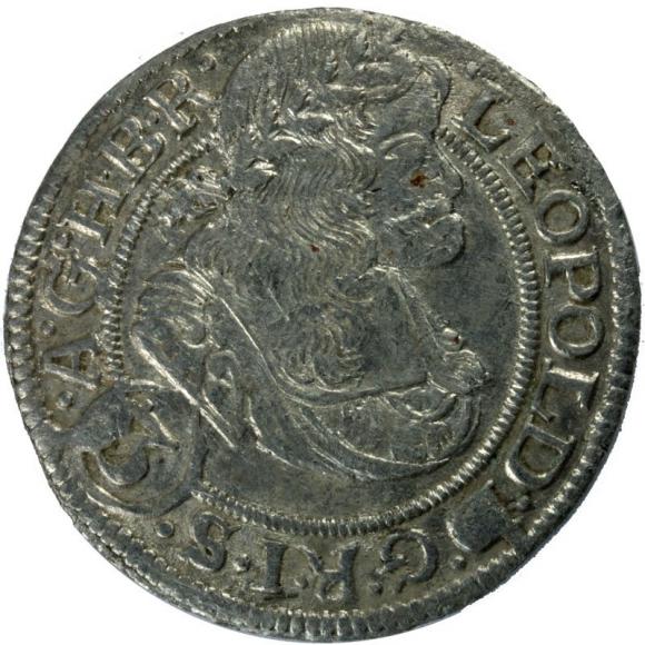 3 krajcary 1670 Leopold I Habsburg Wrocław (1)